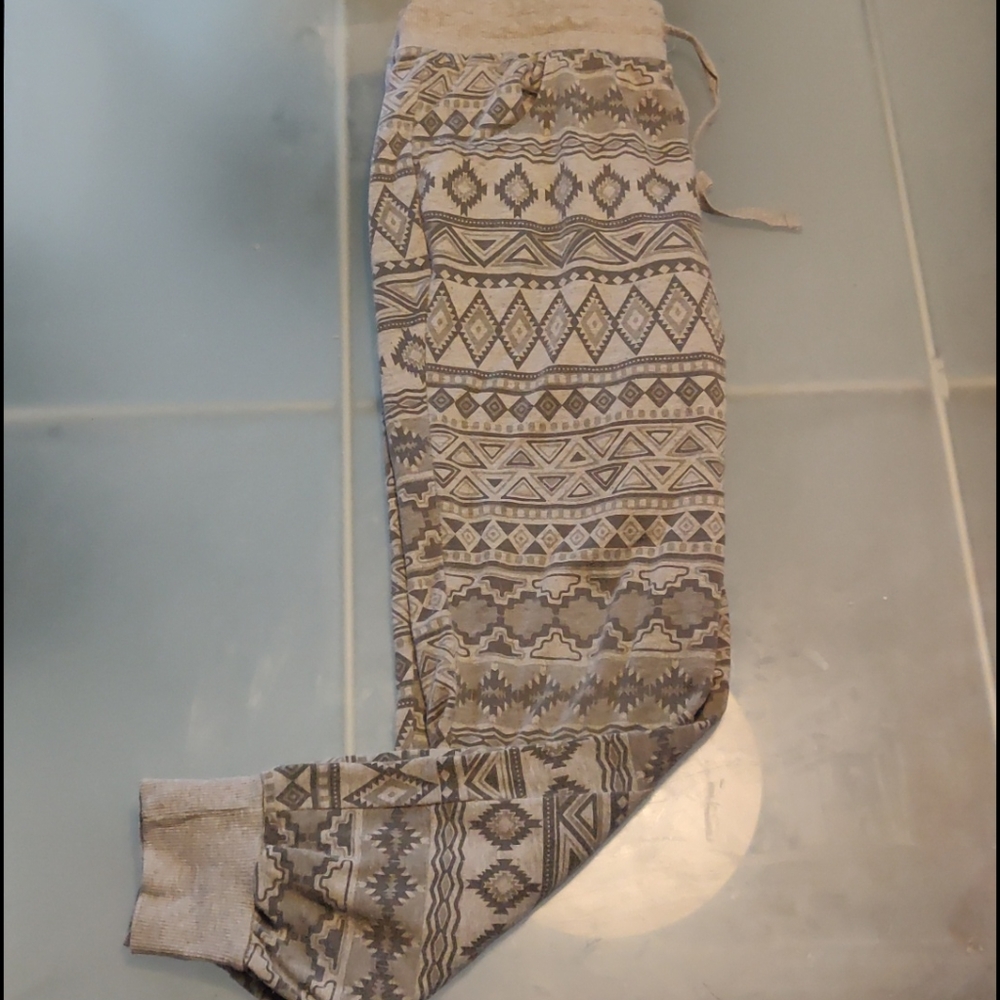 Pattered Grey Joggers